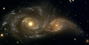 Spiral Galaxies (From http://pixabay.com/en/ngc-2207-spiral-galaxy-light-year-11170/ (3 Mar 2013), under CC0)