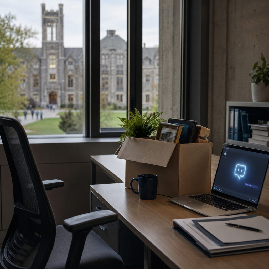 Are AI Job Losses in Universities Hiding in Plain Sight?