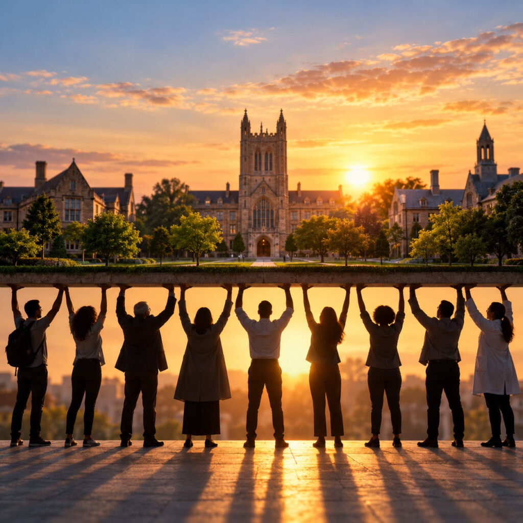 How much of your university runs on goodwill?