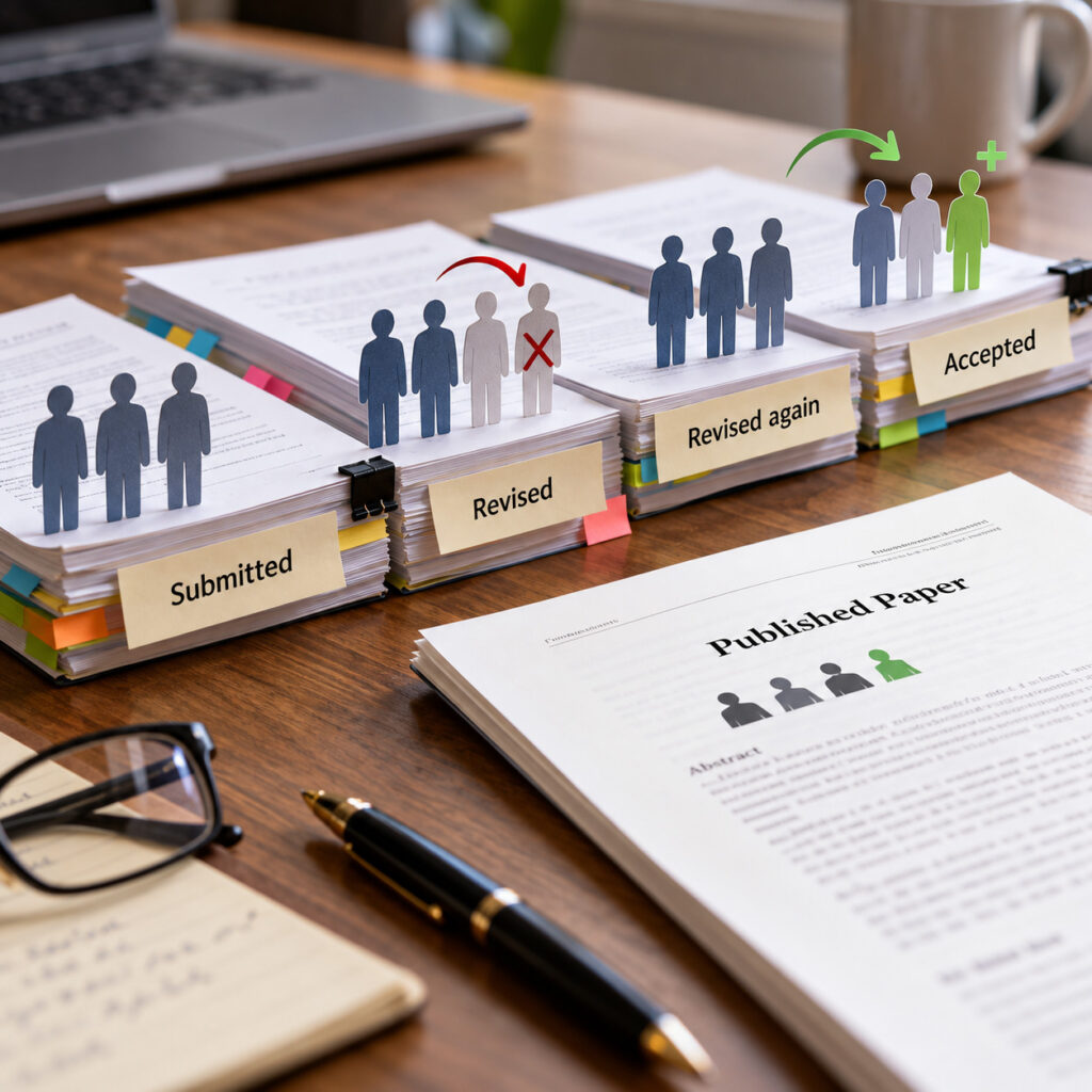 Should authorship changes be visible to readers?