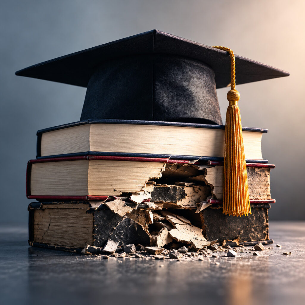 Can a university be legitimate but lack academic integrity?
