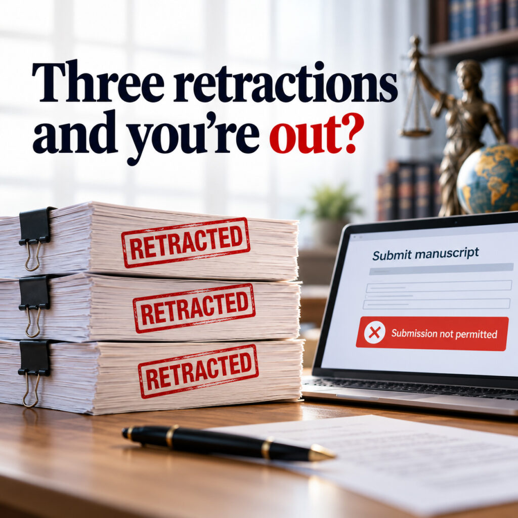 Three retractions and you’re out?